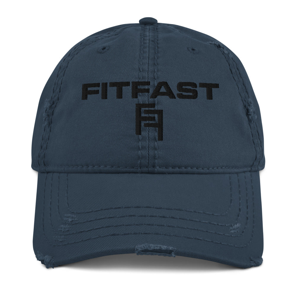 FITFAST double F Distressed blue Hat